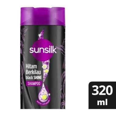 Promo Harga Sunsilk Shampoo Black Shine 340 ml - Blibli