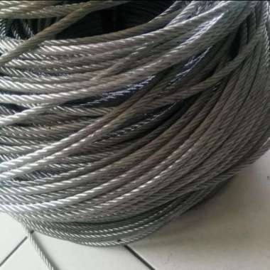 Kawat Seling Kabel Seling Galvanis 4Mm Per Meter