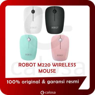 Mouse Wireless Robot M220 2.4G Optical Mouse