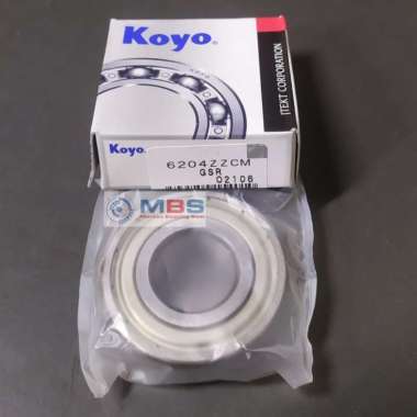 BALL BEARING 6204 ZZ MERK KOYO ASLI JAPAN 6204ZZ