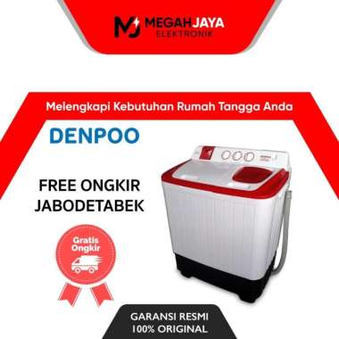DENPOO MESIN CUCI TWIN TUB 2 TABUNG DW-8308 (8 KG)