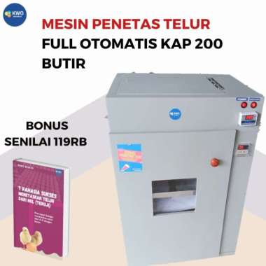 Mesin Tetas Telur Otomatis Kapasitas 200 Butir - Kwo Indonesia