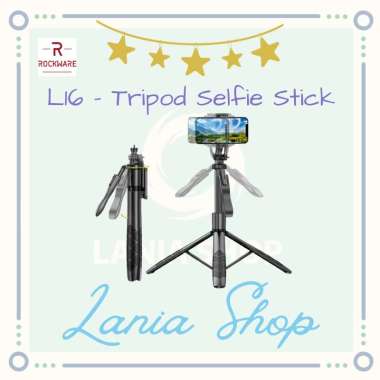 ROCKWARE L16 - Tripod Tongsis Selfie Stick Hand-held Stabilizer