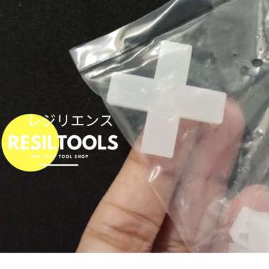 Tile Spacer 8 mm Pembatas Perata Granit Tile Cross Laveling 100pcs