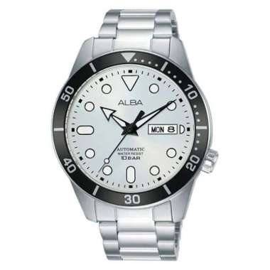 Jam Tangan Alba AL4191X1 Pria Sport Otomatis Biru 42mm WR10bar