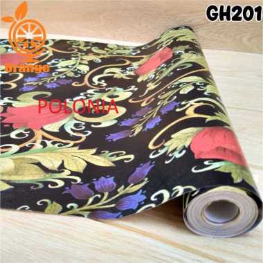 COD WALL PAPER 201 Wallstiker Wallpaper Dinding Sticker Motif Batik 45CM x 8.3M MOTIF BARU BEST SELL