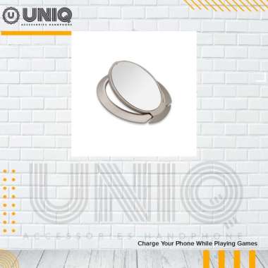 Finchy dan Baseus Invisible Phone Ring Holder Super Thin I-Ring Holder Handphone Finchy ring silver