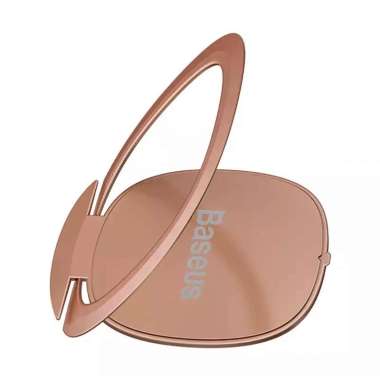 Finchy dan Baseus Invisible Phone Ring Holder Super Thin I-Ring Holder Handphone Baseus ring rosegol