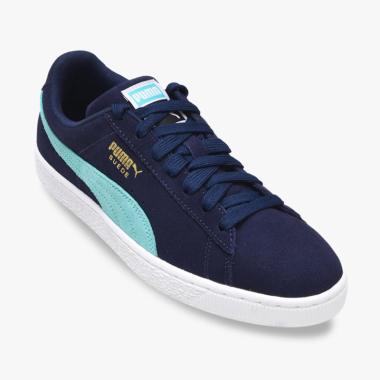 puma suede classic trainers blue