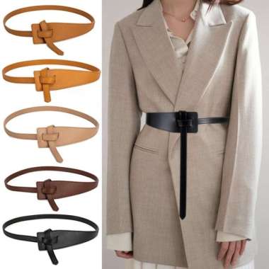 Ikat pinggang wanita belt import Simpul Fashion Korea Wanita Premium - Camel BEST SELLER