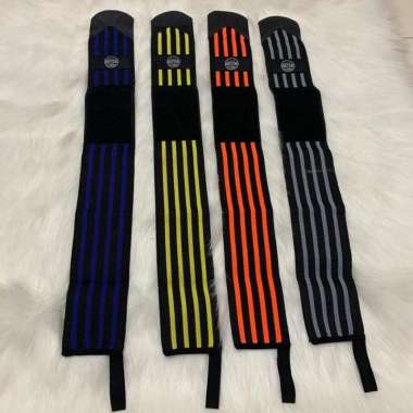 Strap Gym FitPuppies Wrist Band Support Weight Lifting Putih