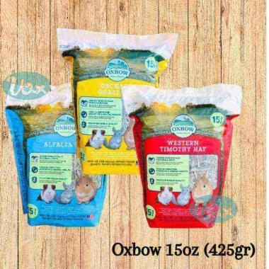 Rumput Kering Kelinci Oxbow 15oz ( 425gr) - Makanan Rumput Jerami Kelinci Hamster Alfalfa Hay
