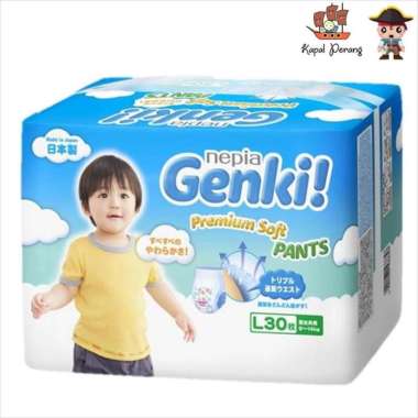Nepia Genki Premium Soft Pants L30