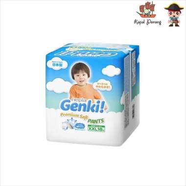 Nepia Genki Premium Soft Pants XXL 18 Popok Bayi