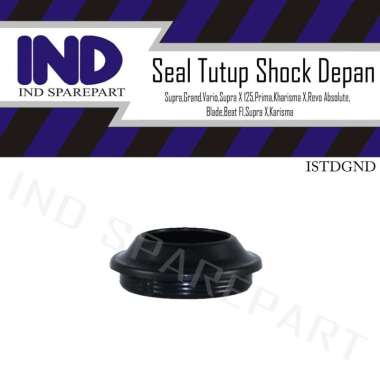 IND Onderdil Seal Tutup Shock Depan Motor for Honda Prima - Jupiter MX - Z - Impressa & Karisma BLAC