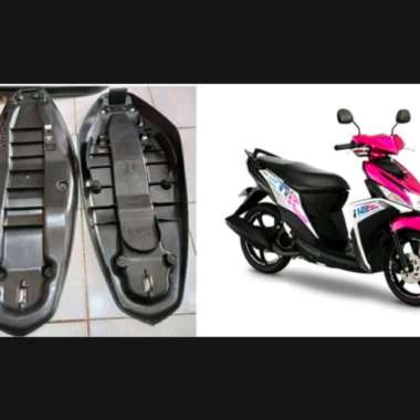 fiber plastik jok motor mio m3 warna Hitam