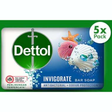 DETTOL SABUN BATANG INVIGORATE 100GR