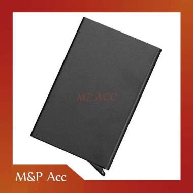 MURAH Rhodey Dompet Kartu Slim Slider Aluminium