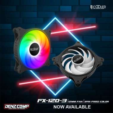 FAN CASE PCCOOLER FX-120-3 Static Color LED 120mm / Fan Casing RGB12cm