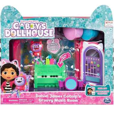 Mainan Gabby's Dollhouse 'Daniel James Catnip' Groovy Music Room SM6060478