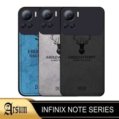 Promo Case DEER Semua Type Infinix Note Series Softcase Motif Jeans Casing Handphone NOTE 11 NFC BIRU