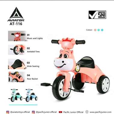 Sepeda Anak Roda Tiga Aviator AT-116 Tricycle AT116 AT 116