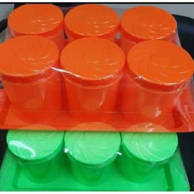 TOPLES PLASTIK JUMBO SET NAMPAN ISI 6