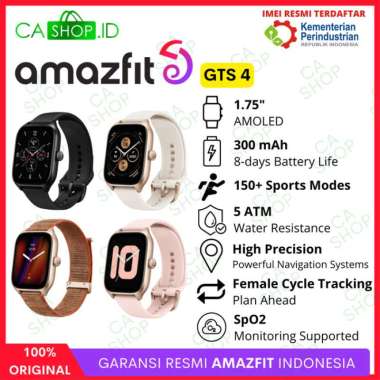 Amazfit GTS 4 Smart Watch with 1.75 € AMOLED Display, Bluetooth