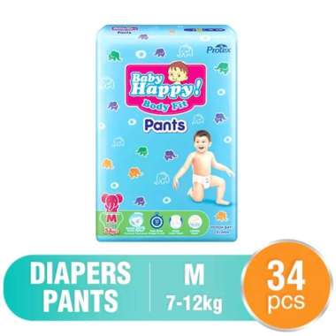 Baby Happy M34 / Baby Happy L30 / Baby Happy XL26 / Baby Happy XXL24 / Pampers baby Happy M34