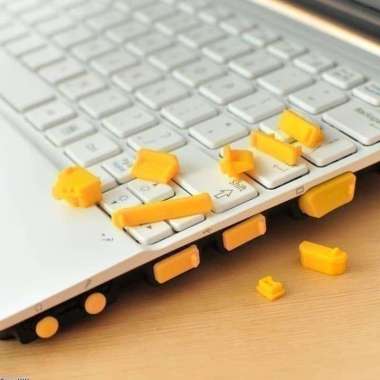 Karet penutup port laptop Universal dust plug anti debu