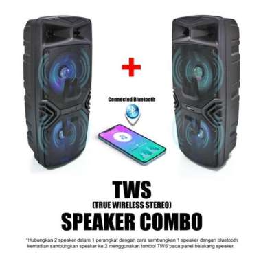 Speaker Karaoke Bluetooth Simbadda Cst 28N