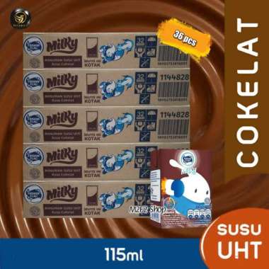 Susu Bendera Frisian Flag Milky Zuzhu UHT (Cokelat) - 115 ml