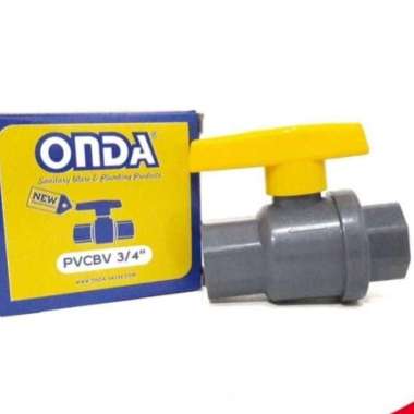Ballvalve pvc onda 3/4,ball valve onda pvc 3/4,stop kran pvc onda 3/4'