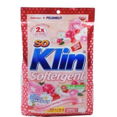 So Klin Dtg Softergent Merah 770Gr