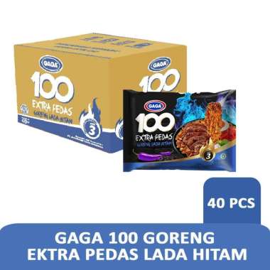 Promo Harga Gaga 100 Extra Pedas Goreng Lada Hitam 85 gr - Blibli