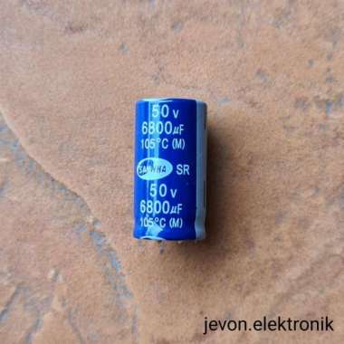 Capasitor Elco 6800 uf 50 v kapasitor elko 6800uf 50v