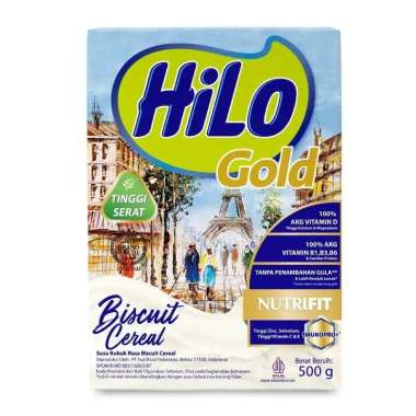 Promo Harga Hilo Gold Biscuit Cereal 500 gr - Blibli