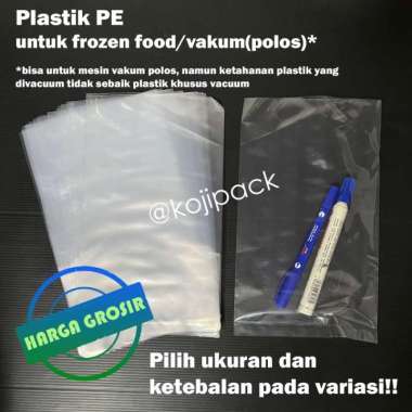 Plastik PE Besar 25x38 28x40 30x50 40x60 60x100 Tebal 05 08 09 Kiloan 28x40x08