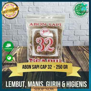 Abon Daging Sapi Asli Super Cap 32 250 Gram Halal Terlaris