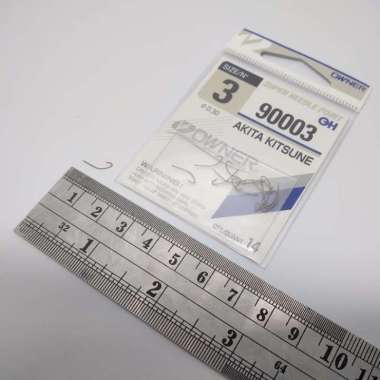 Kail Pancing Owner Akitakitsune Tanpa Lubang No 3 BB020030 silver