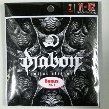 senar gitar strings string djabon 0.11 62 set 7 senar