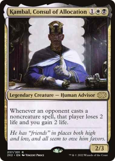 Kartu MTG - Kambal, Consul of Allocation - 2X2 - Rare - EN - 237