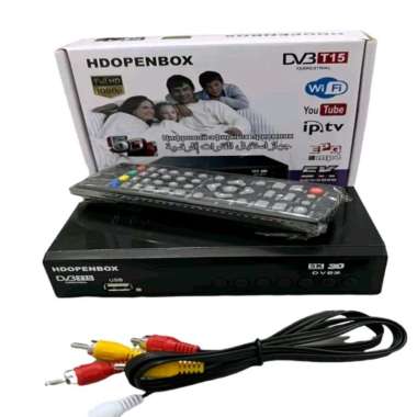 Set top box tv digital DVB T2 penerima siaran tv digital untuk tv lama jernih dan banyak chanel