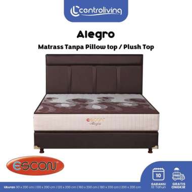 Kasur Spring bed ESCON Type Alegro - Fullset - Promo Berkualitas Terbaik Garansi Pegas 10 Tahun Kuat