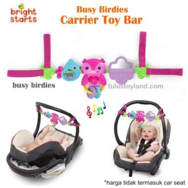Bright Starts Take Along Carrier Toy Bar Mainan Rattle untuk di car seat stroller ayunan bouncer Bus