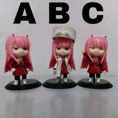 darling in the franxx chibi zero two action figure