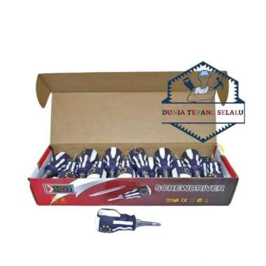 OBENG BOLAK BALIK CEBOL HDT Karet 2 in - Obeng BB Cebol Bendera 2" HDT