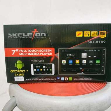 Head unit android skeleton 7 inch - tv android skeleton skt8189