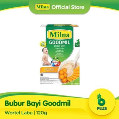 Milna Goodmil Bubur Khusus Bubur Bayi Instant 6+ 8+ - READY MANADO Wortel Labu