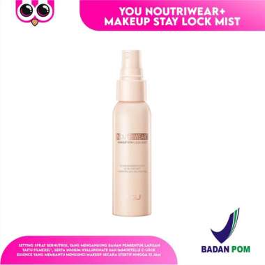 SETTING SPRAY YOU NOUTRIWEAR + MAKEUP STAY LOCK MIST SPRAY / HYDRATING & NOURISHING SEMPROT WAJAH